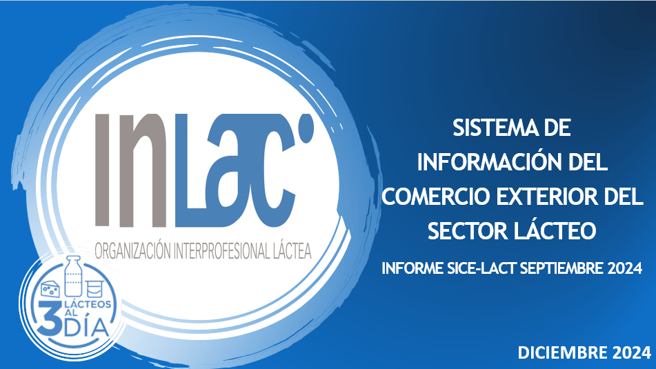 Sistema de información del comercio exterior del sector lácteo español (septiembre 2024)