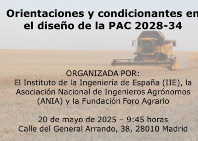 Jornada Orientaciones y condicionantes en el diseño de la PAC 2028-34